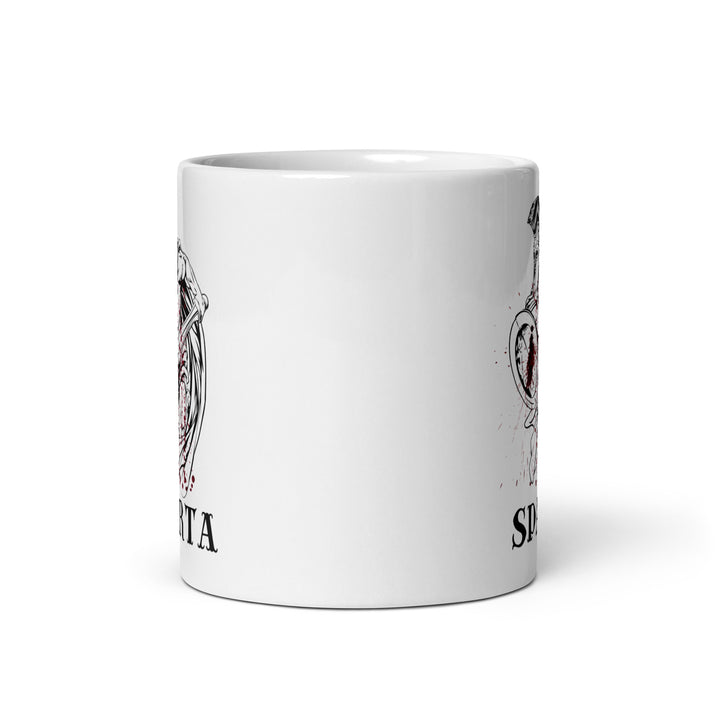 Spartan White glossy mug