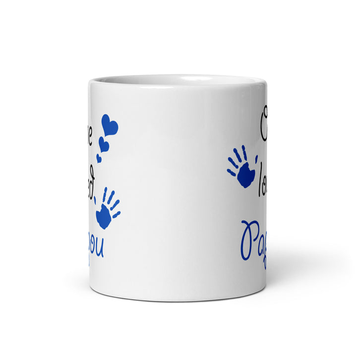 One Loved Pappou - White glossy mug