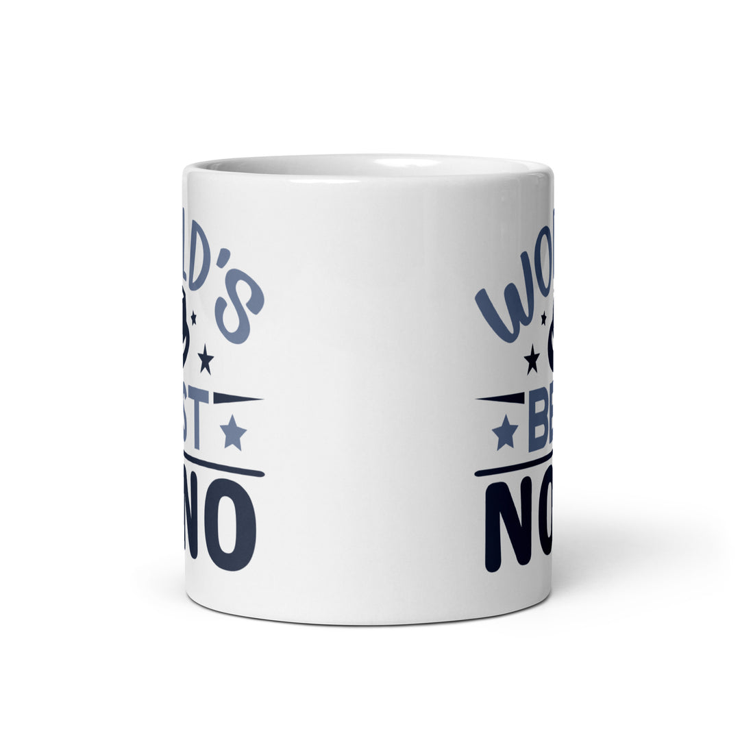 World's Best Nono White glossy mug