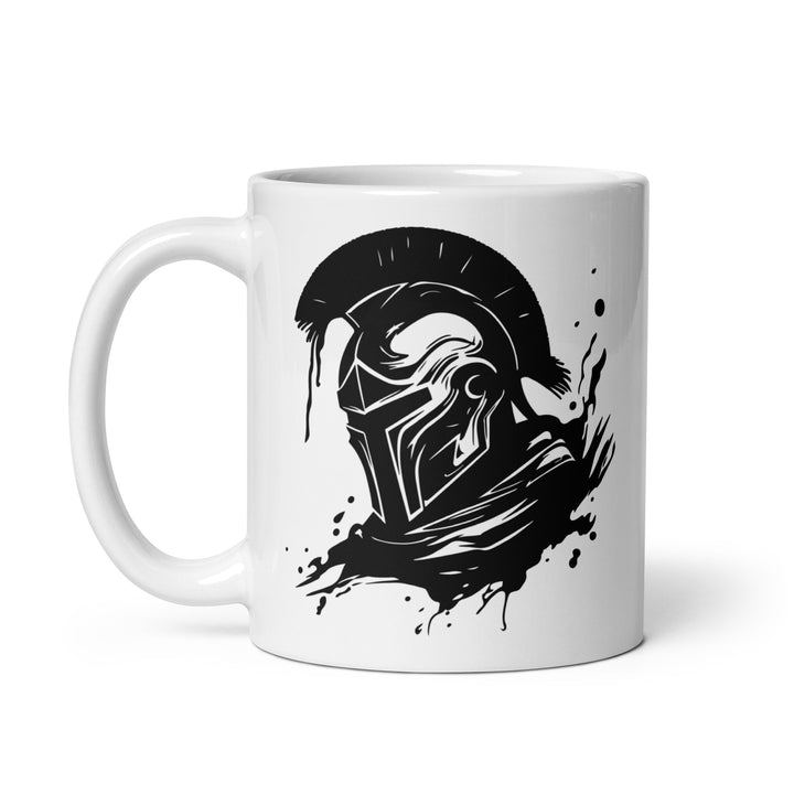 Spartan White glossy mug