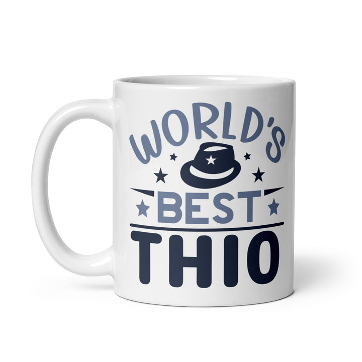 World's Best Thio White glossy mug