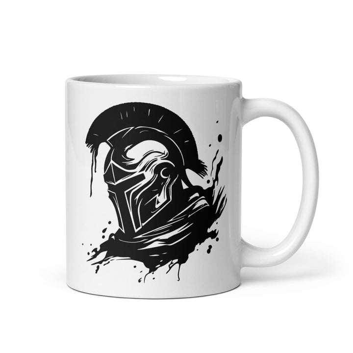 Spartan White glossy mug