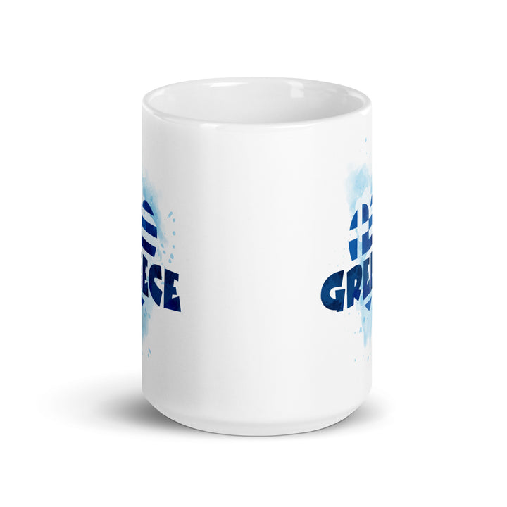 Greece - White glossy mug