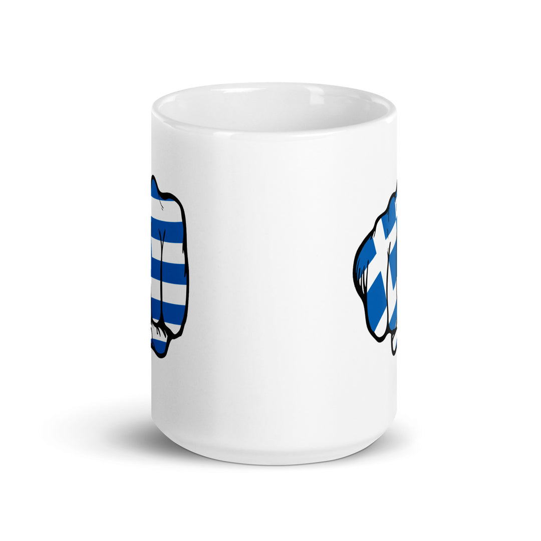 Greek Punch - White glossy mug