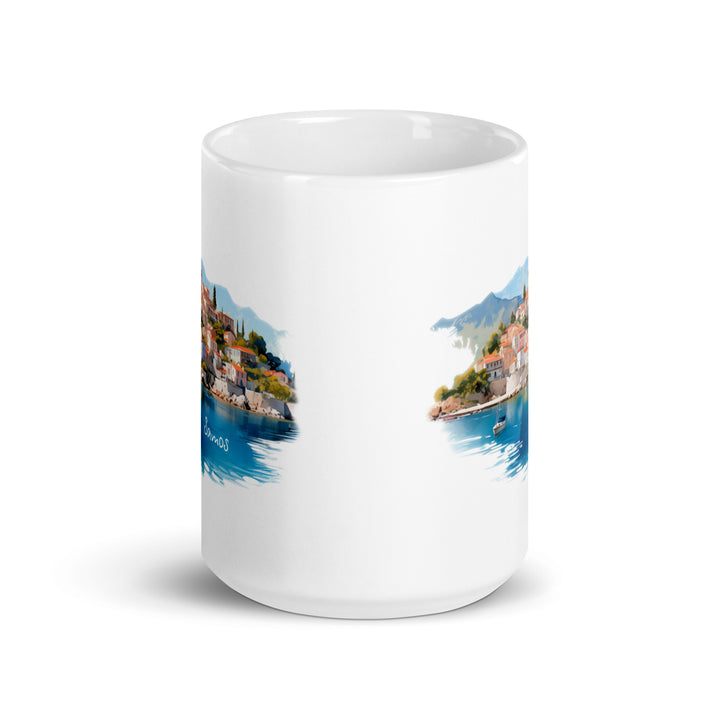 Samos White glossy mug