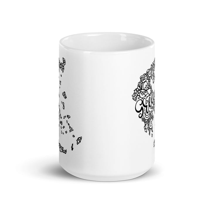 Greece Map White glossy mug