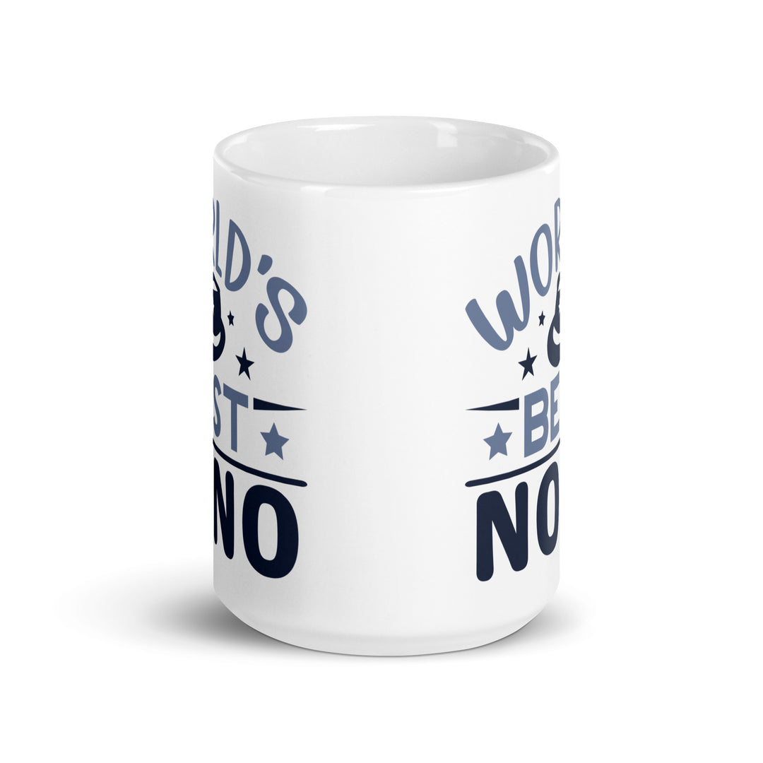 World's Best Nono White glossy mug