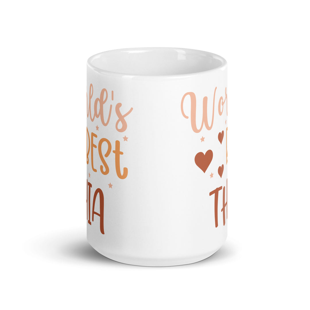 World's Best Thia White glossy mug