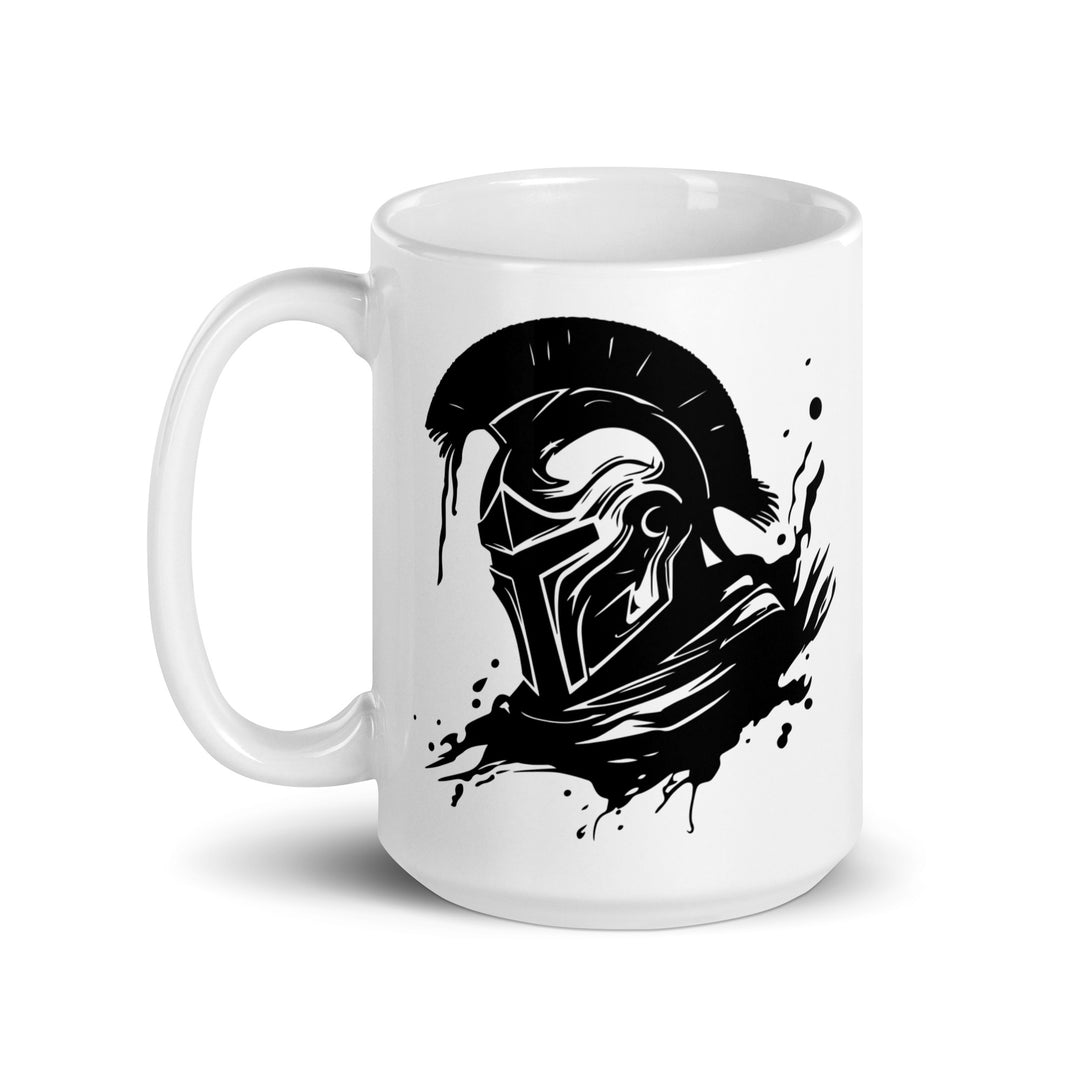 Spartan White glossy mug