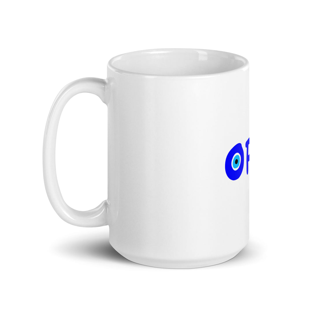 OPA! White glossy mug