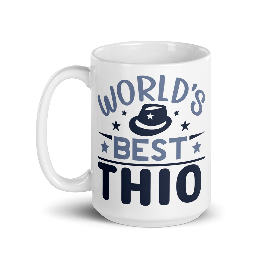 World's Best Thio White glossy mug